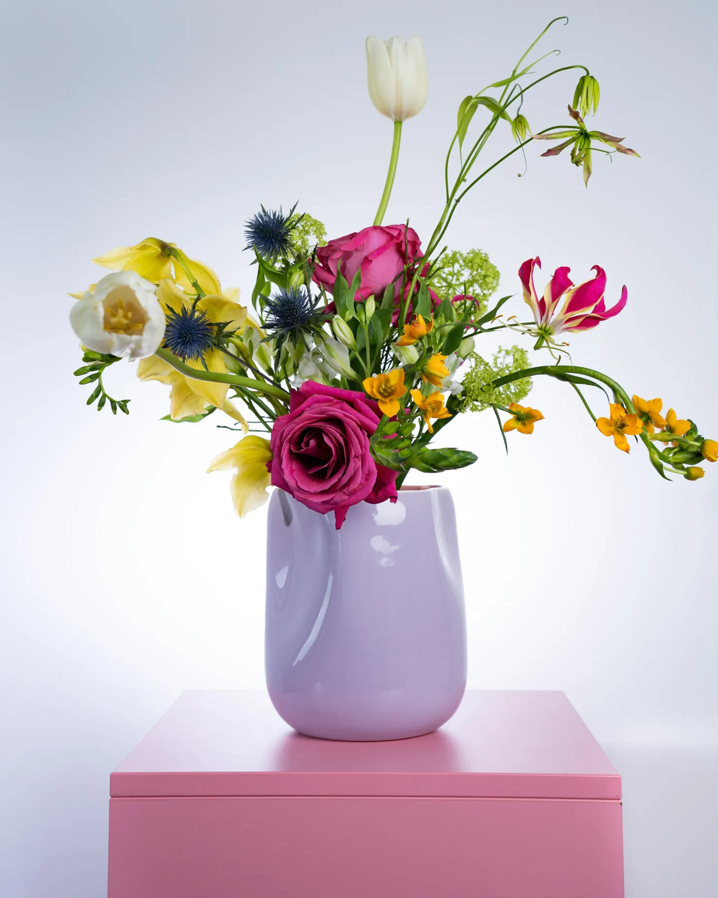 Motel a Miio Große Vasen^João Vase L Lilac Rose lila rosa