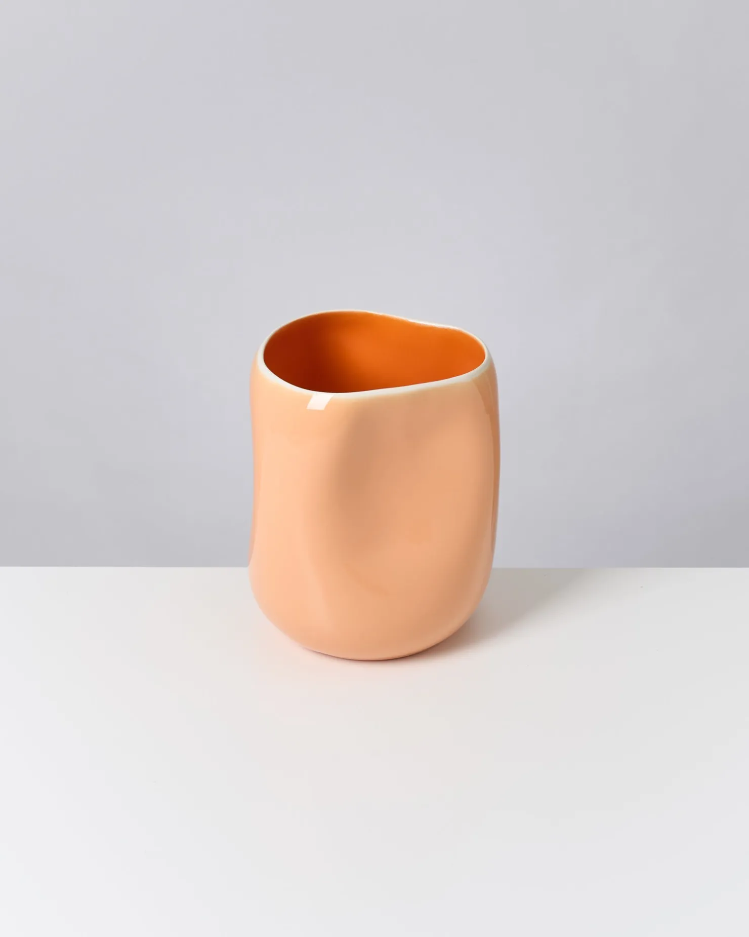 Motel a Miio Große Vasen^João Vase L peach orange