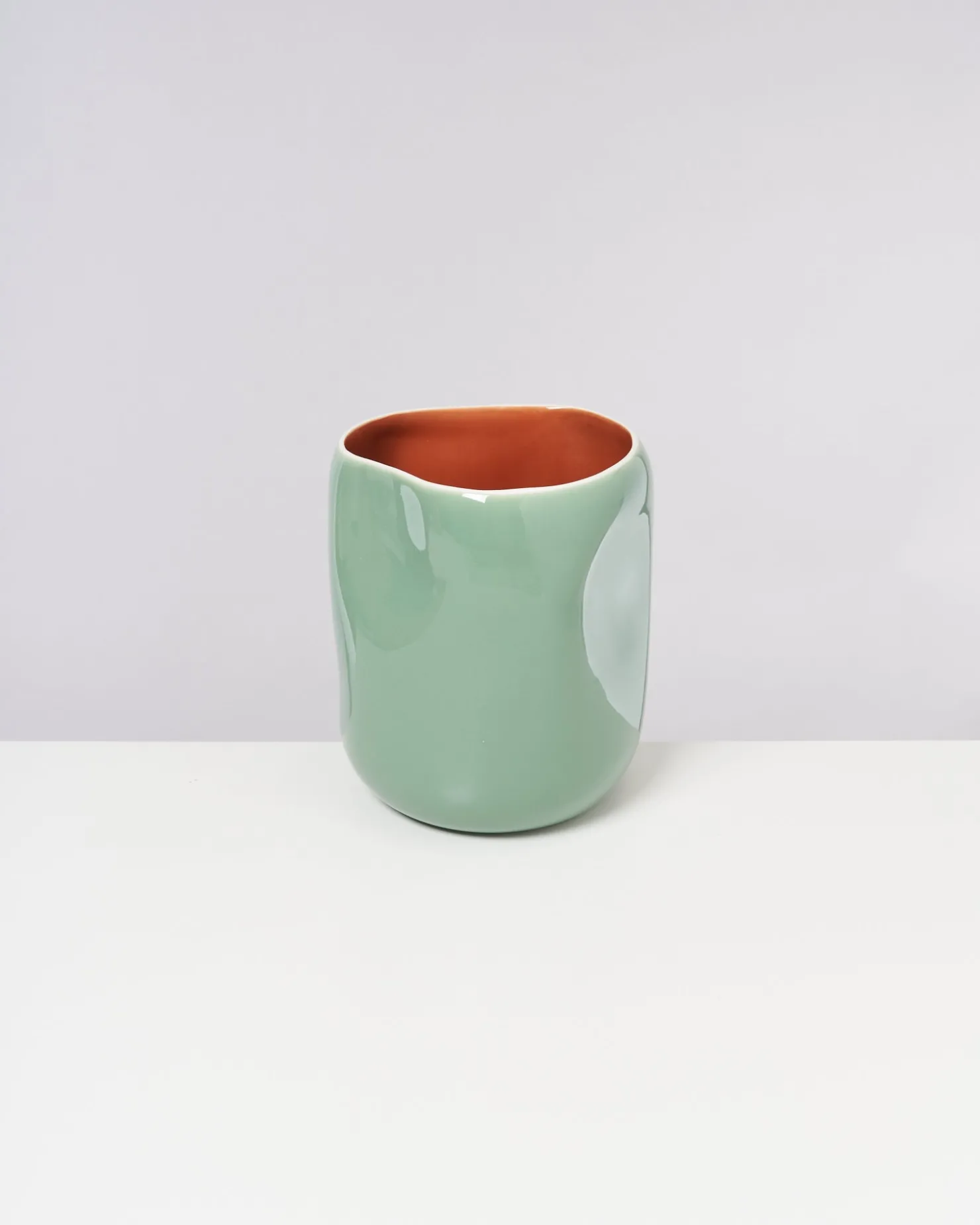 Motel a Miio Große Vasen^João Vase L Sage Copper salbei kupfer