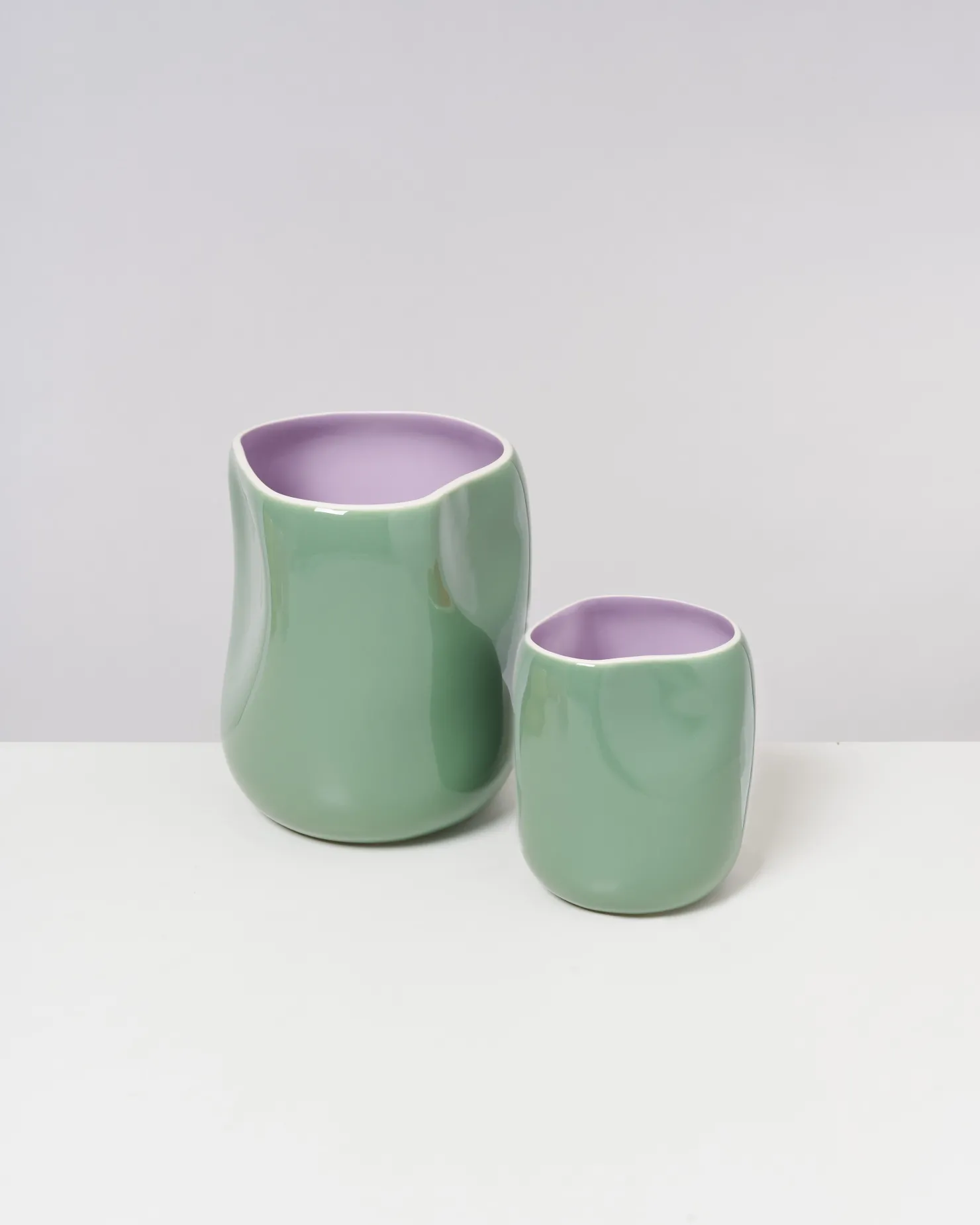 Motel a Miio Große Vasen^João Vase L sage purple