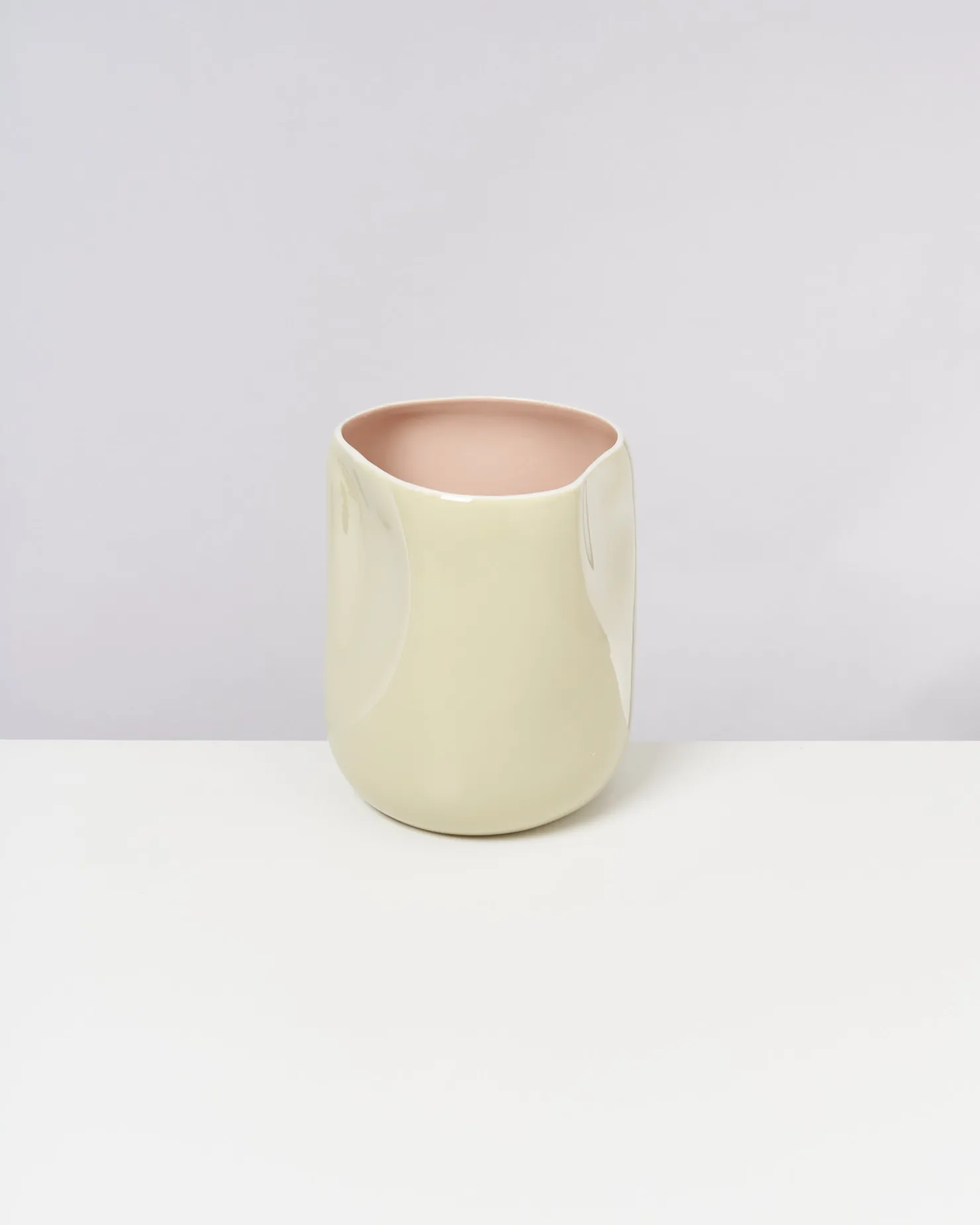 Motel a Miio Große Vasen^João Vase L Vanilla Rose vanille rosé