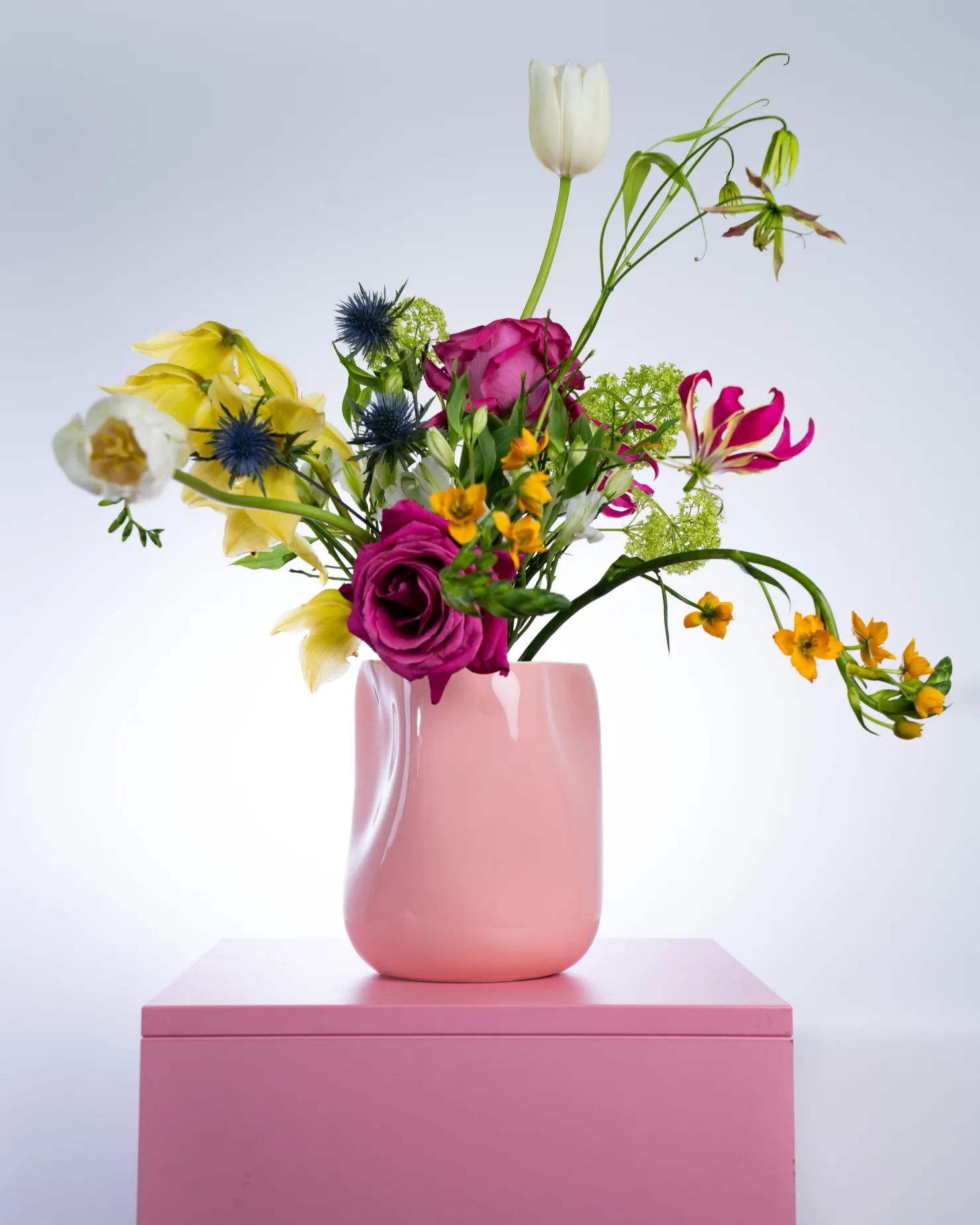 Motel a Miio Mittlere Vasen^João Vase M Rose Orange rosa orange