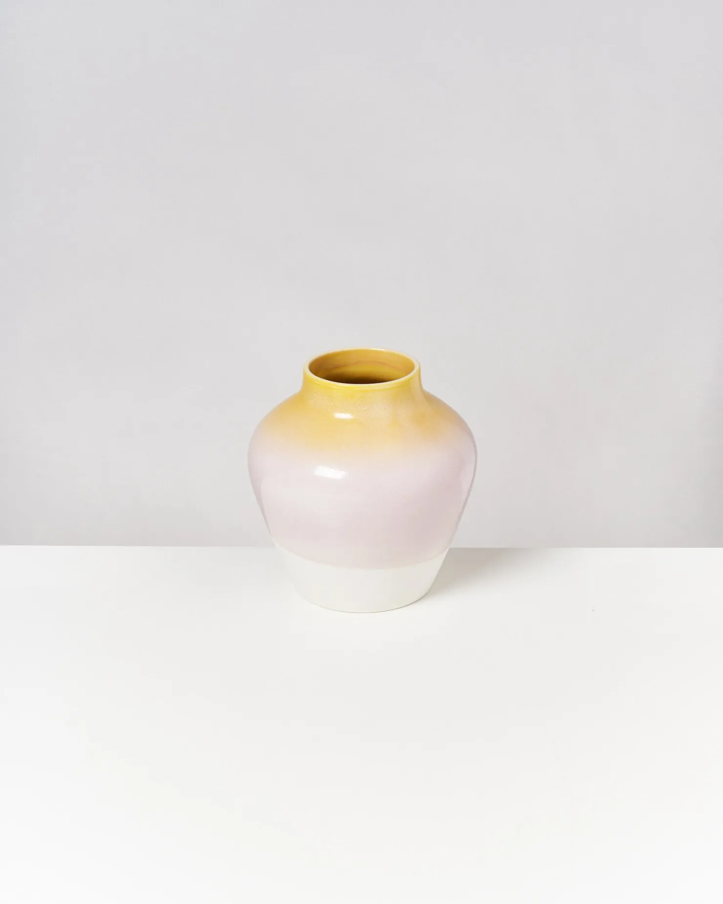 Motel a Miio Mittlere Vasen^Madalin Vase - Yellow Rose Speckled yellow speckled with pink