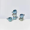 Motel a Miio Tassen-Sets^Madeira - Set Of 6 Espressomugs grünblau