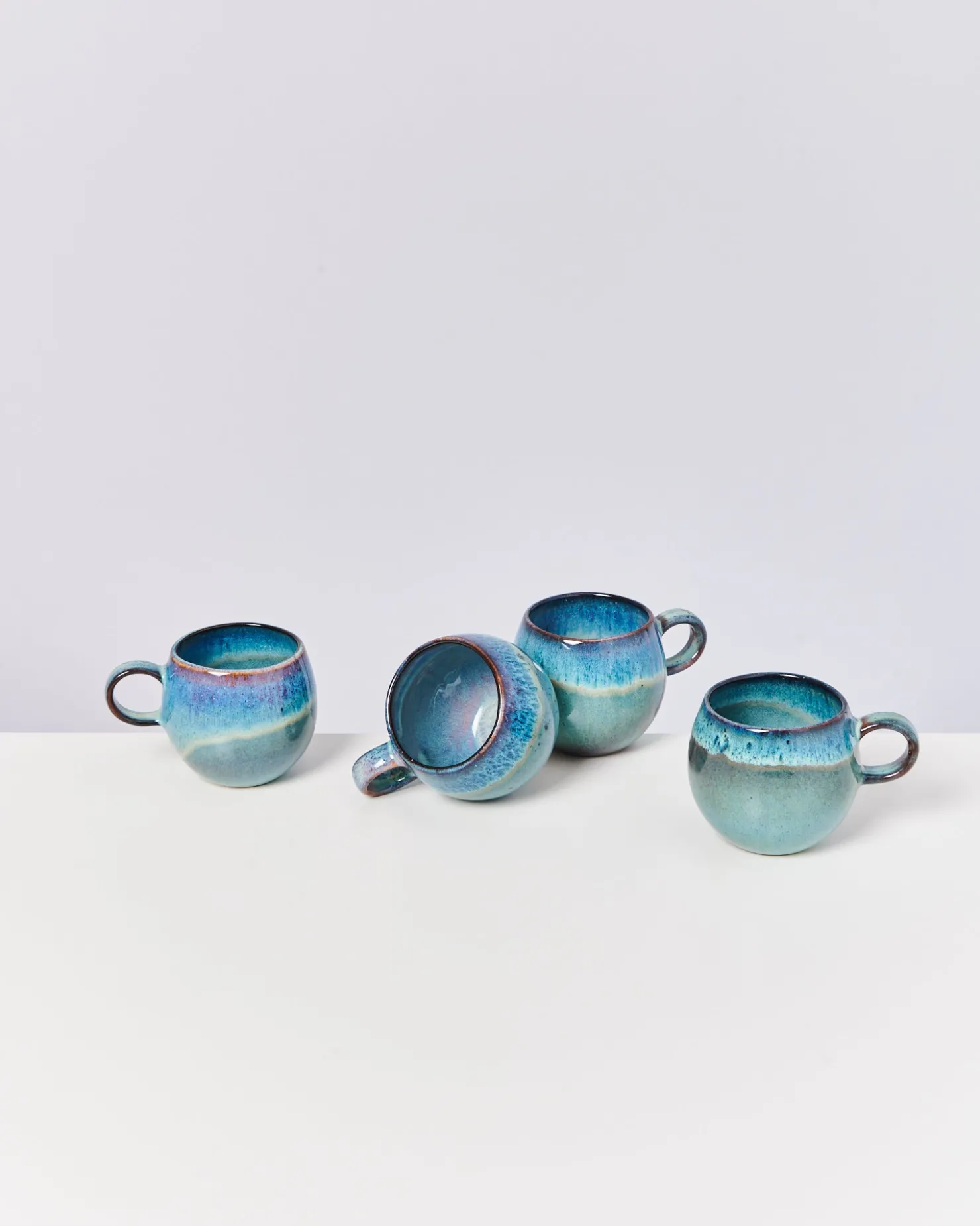 Motel a Miio Tassen-Sets^Madeira - Set Of 4 Mugs Small grünblau