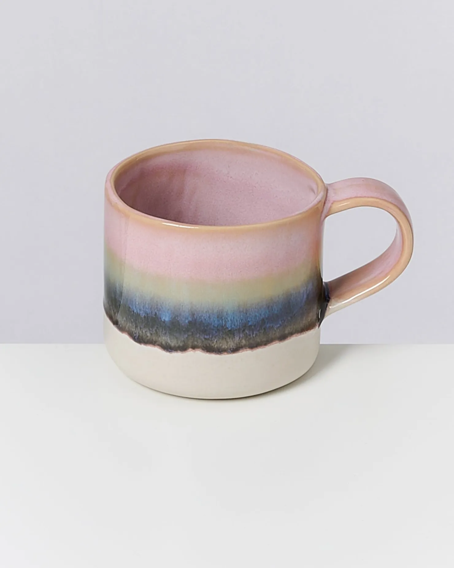 Motel a Miio Große Tassen^Nódoa - Mug Dipped pink green