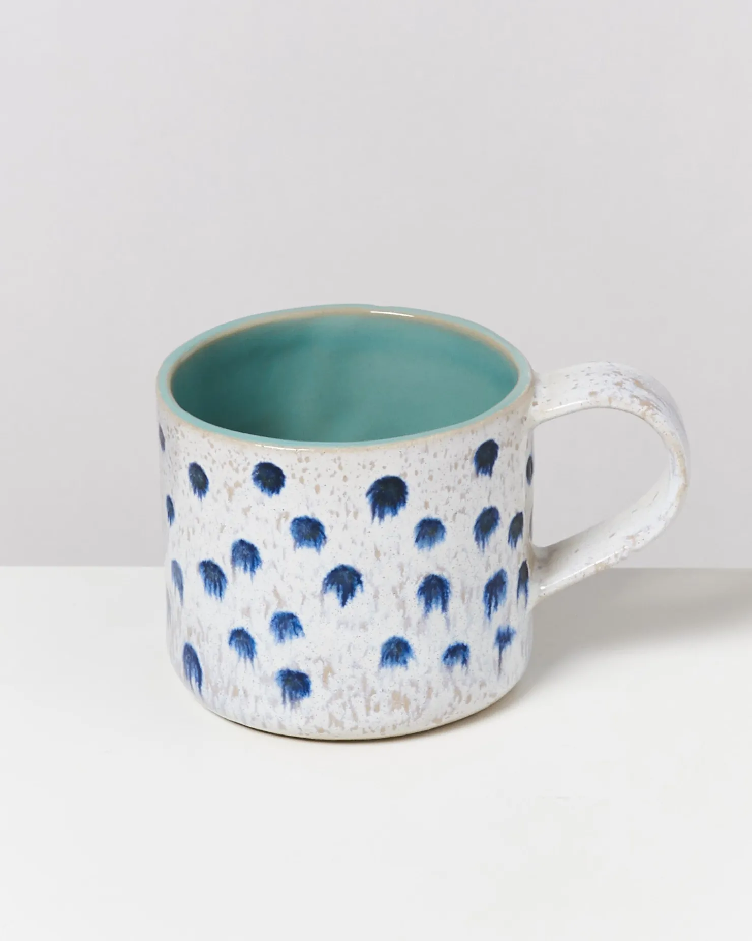 Motel a Miio Tassen-Sets^Nódoa - Set Of 6 Mugs Mint With Dots mint mit Punkten