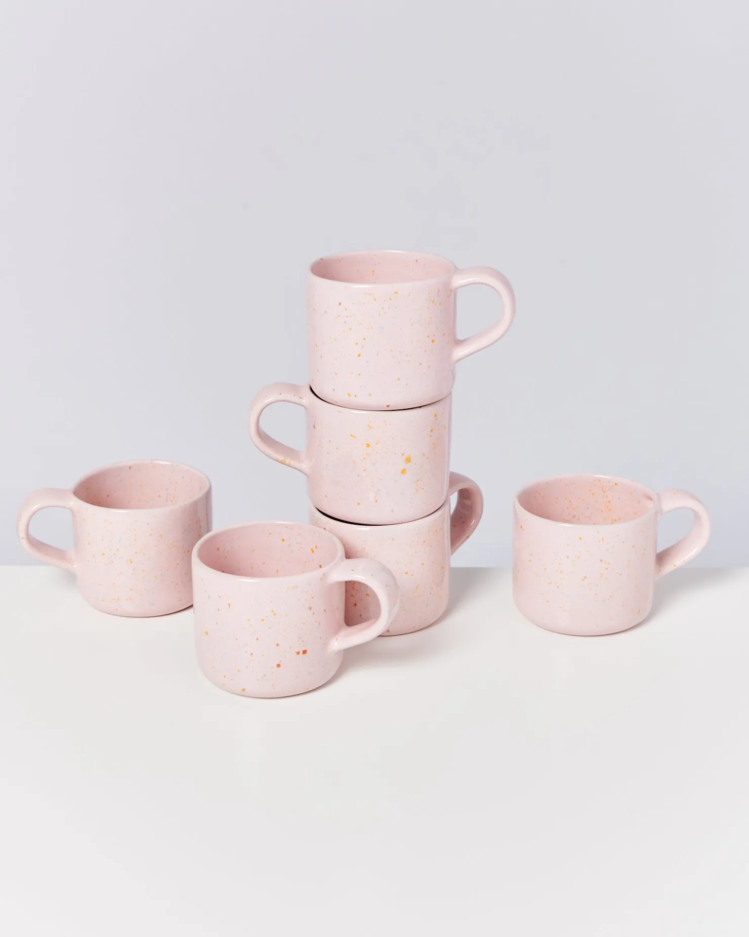 ndoa__set_of__mugs_pink_speckles_4.webp Motel a Miio Tassen-Sets^Nódoa - Set Of 6 Mugs Pink Speckles rosa gesprenkelt