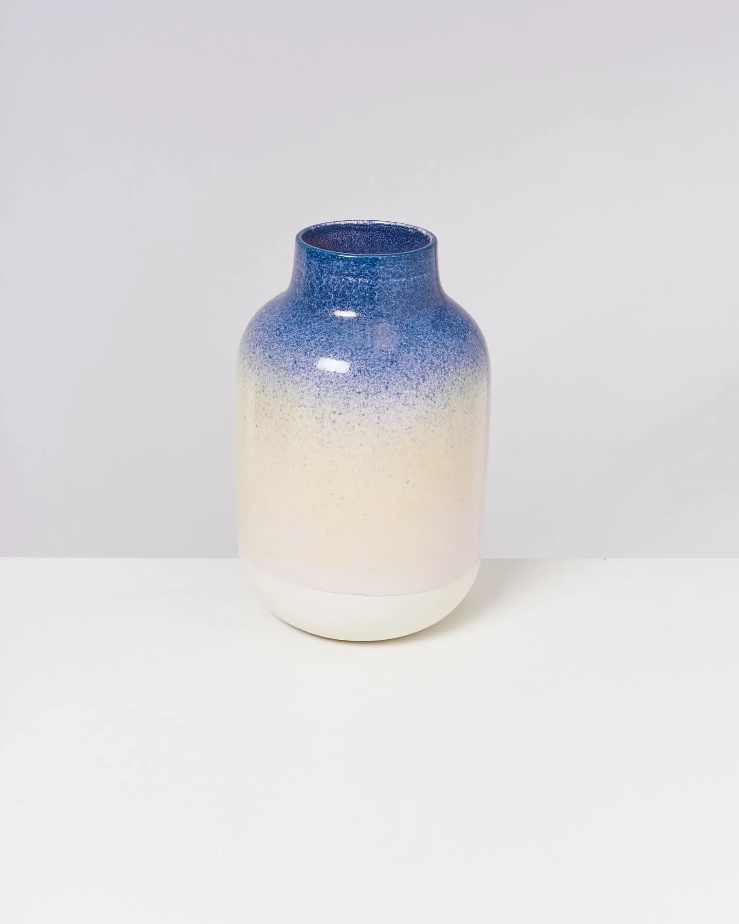 Motel a Miio Große Vasen^Nuno Vase L - Blue Rose Speckled blue pink speckled