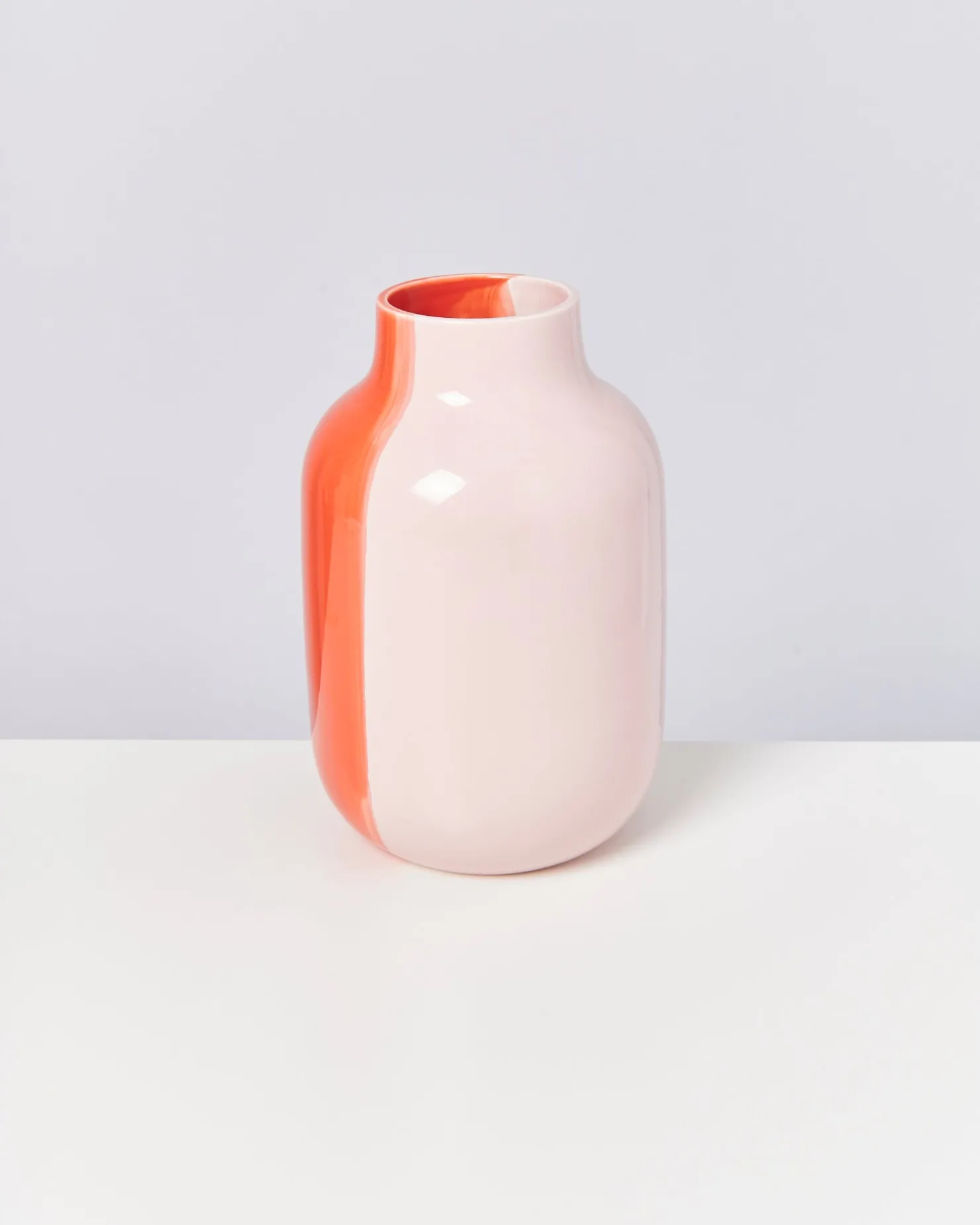 Motel a Miio Große Vasen^Nuno Vase L - Half Coral Rose half coral rosé