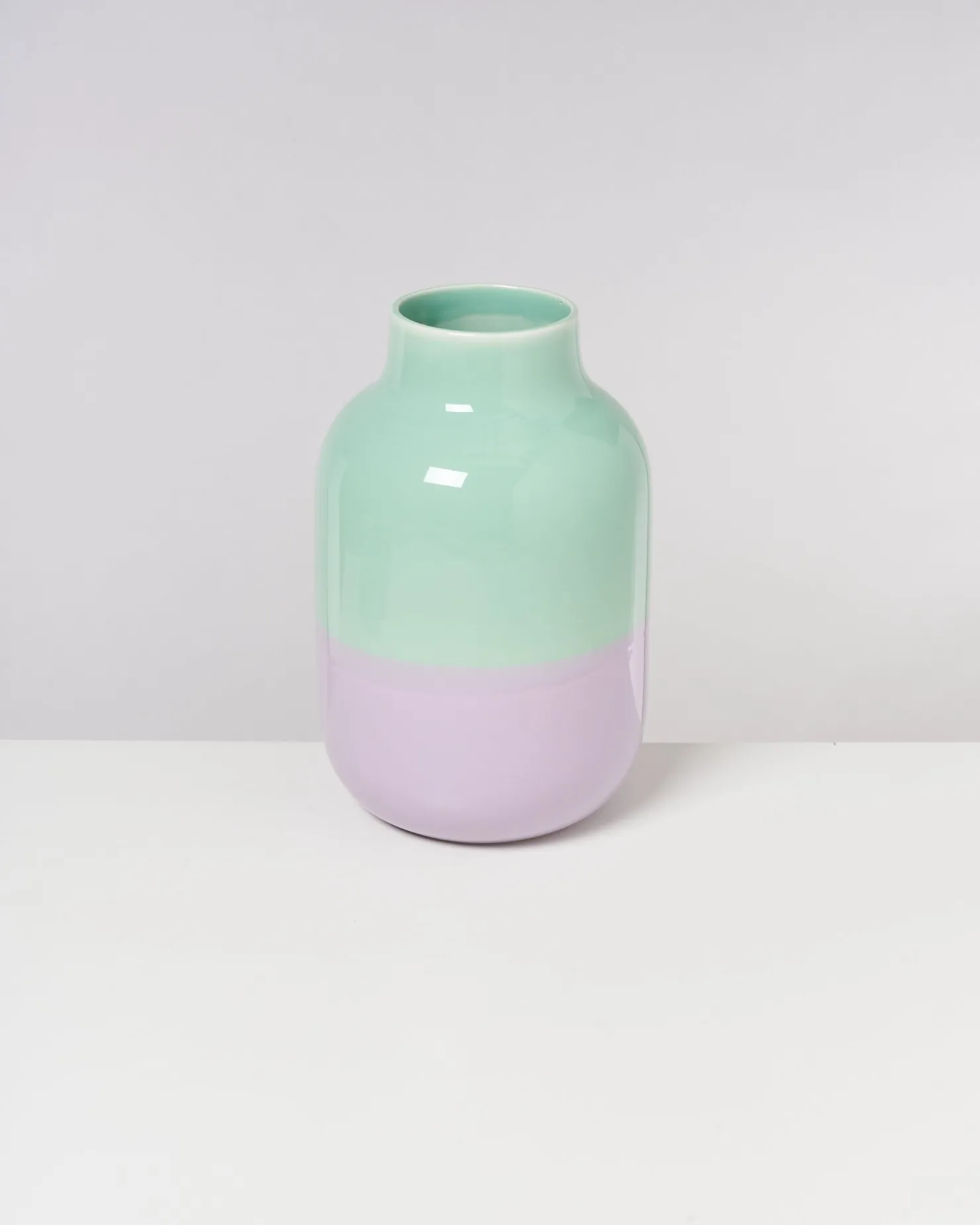 Motel a Miio Große Vasen^Nuno Vase L - Mint Lilac pastel mint purple