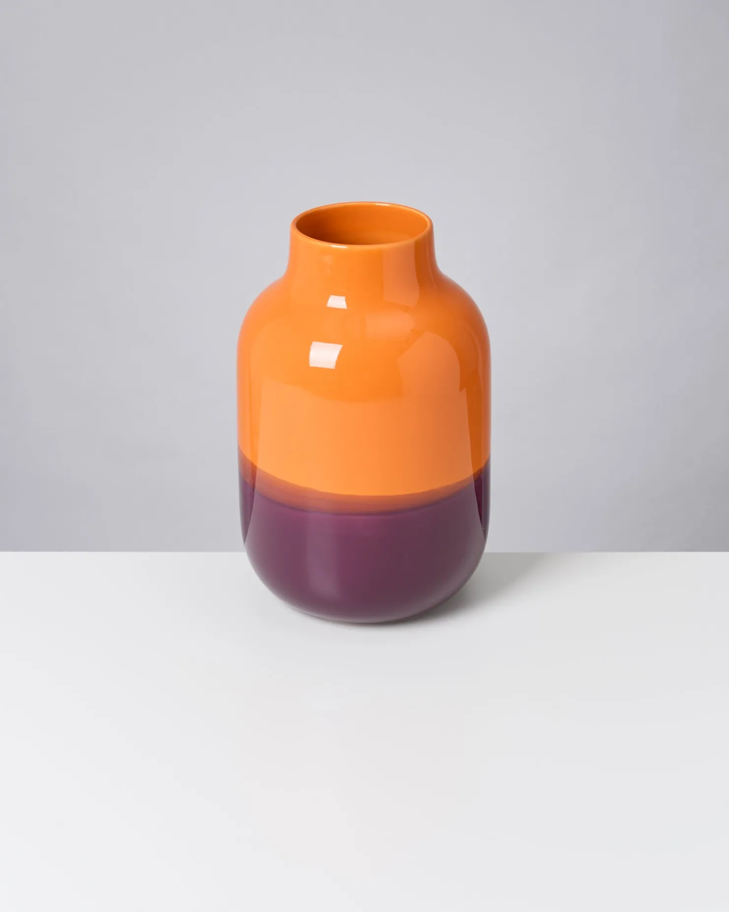 Motel a Miio Große Vasen^Nuno Vase L - orange darklilac