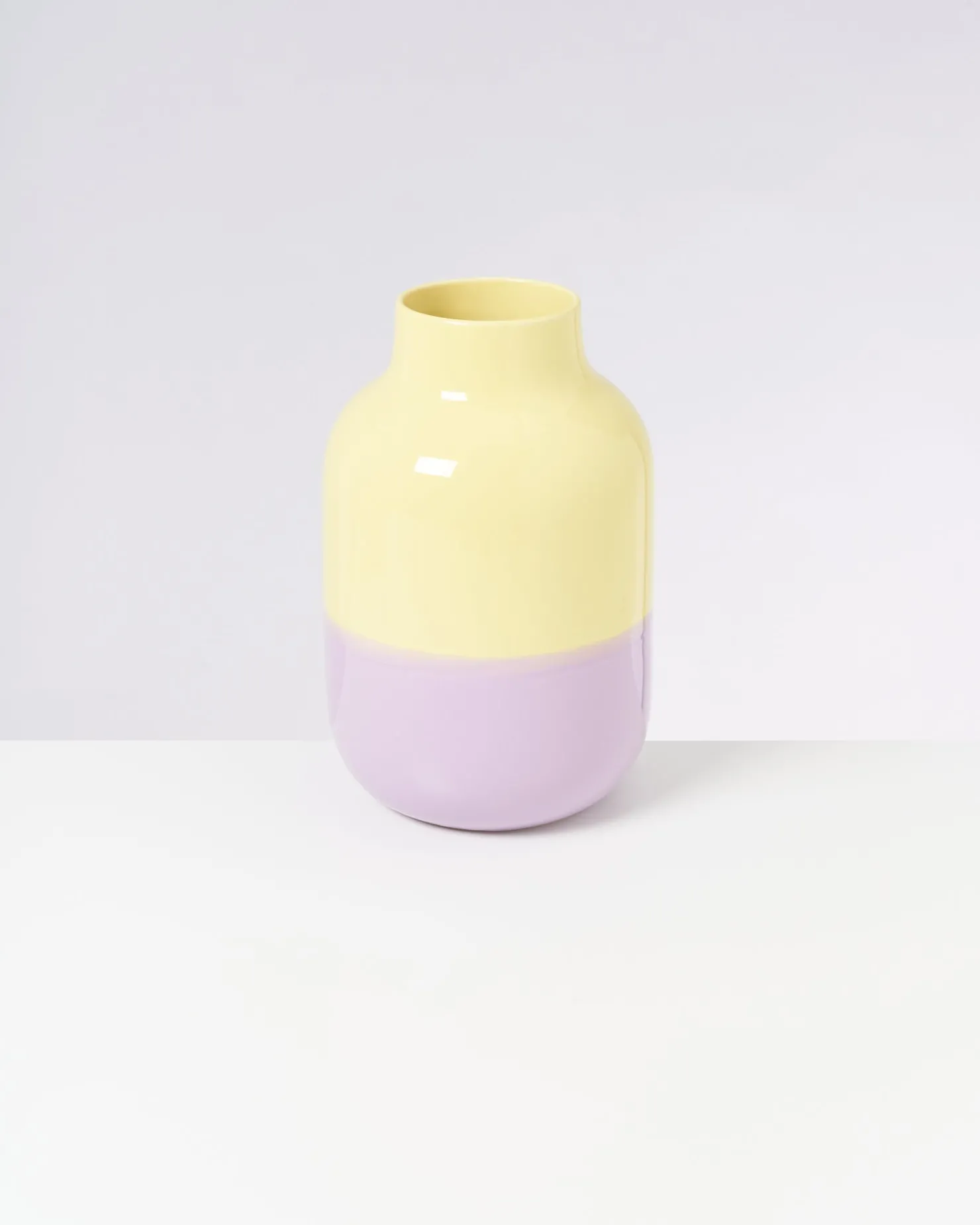 Motel a Miio Große Vasen^Nuno Vase L - Yellow Lilac yellow purple