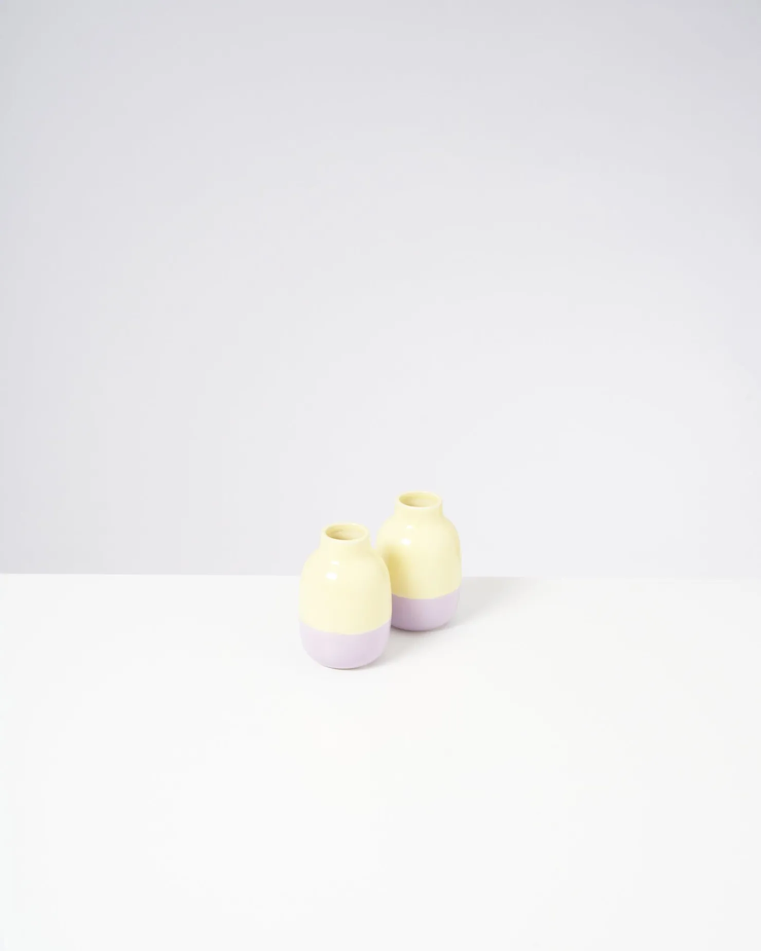 Motel a Miio Kleine Vasen^Nuno Vase S - Yellow Lilac gelb lila
