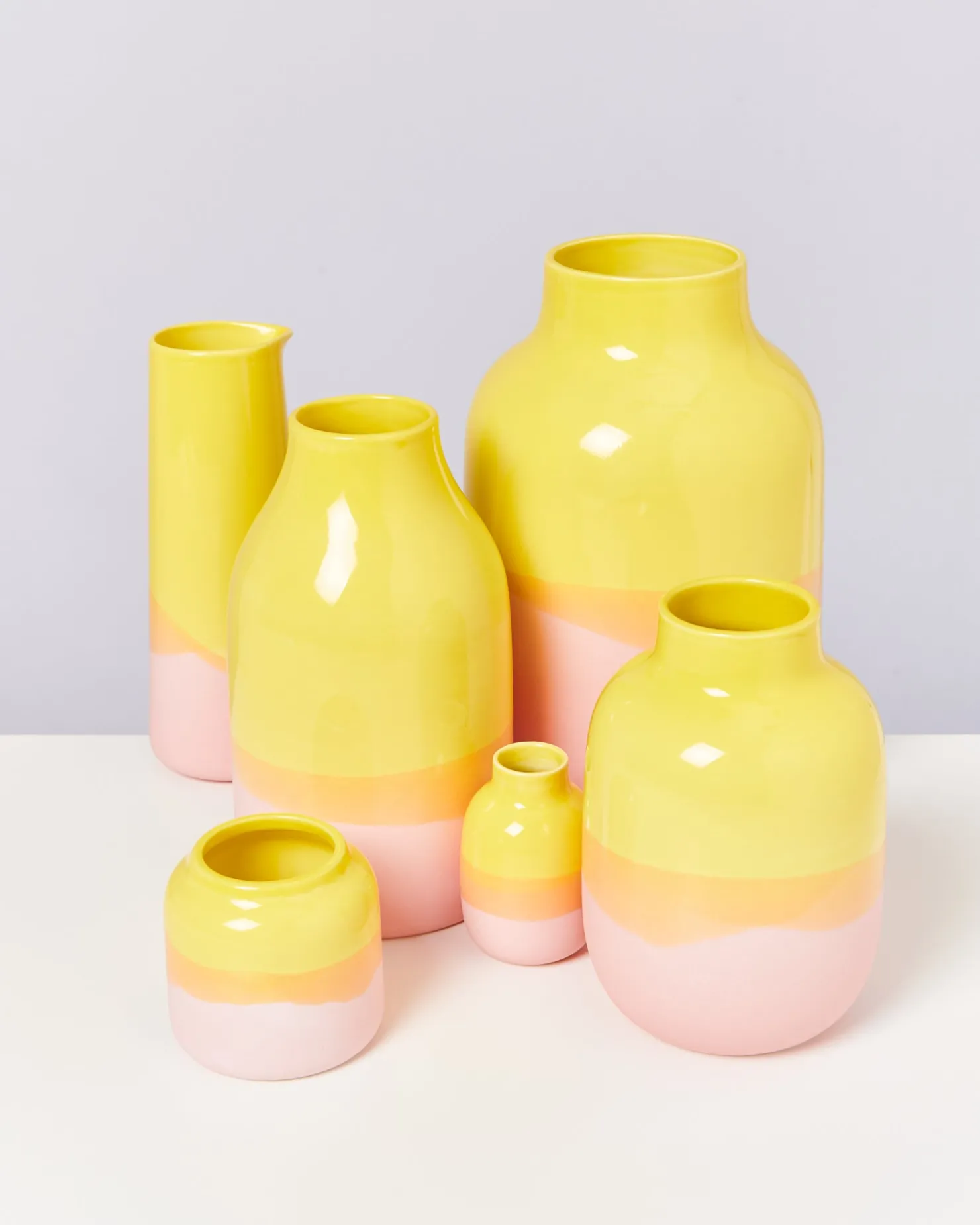 Motel a Miio Kleine Vasen^Nuno Vase S - Yellow Rose gelb rosé