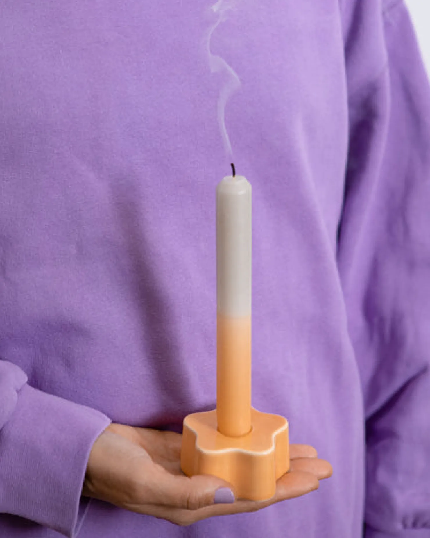 seia__set_of__stick_candles_dip_dye_peach_sand_10.webp Motel a Miio Kerzen Und Kerzenständer^Seia - Set Of 2 Stick Candles Dip Dye peach sand