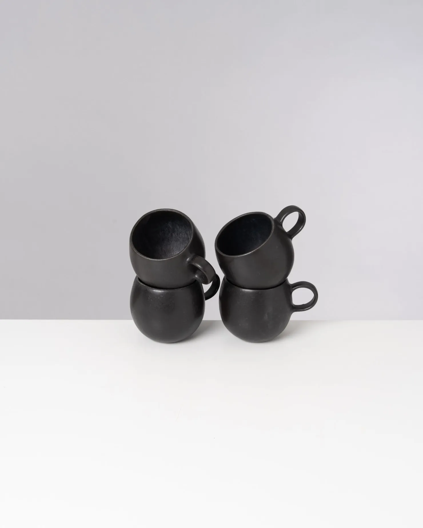 Motel a Miio Tassen-Sets^Sintra - Set Of 4 Mugs Big black