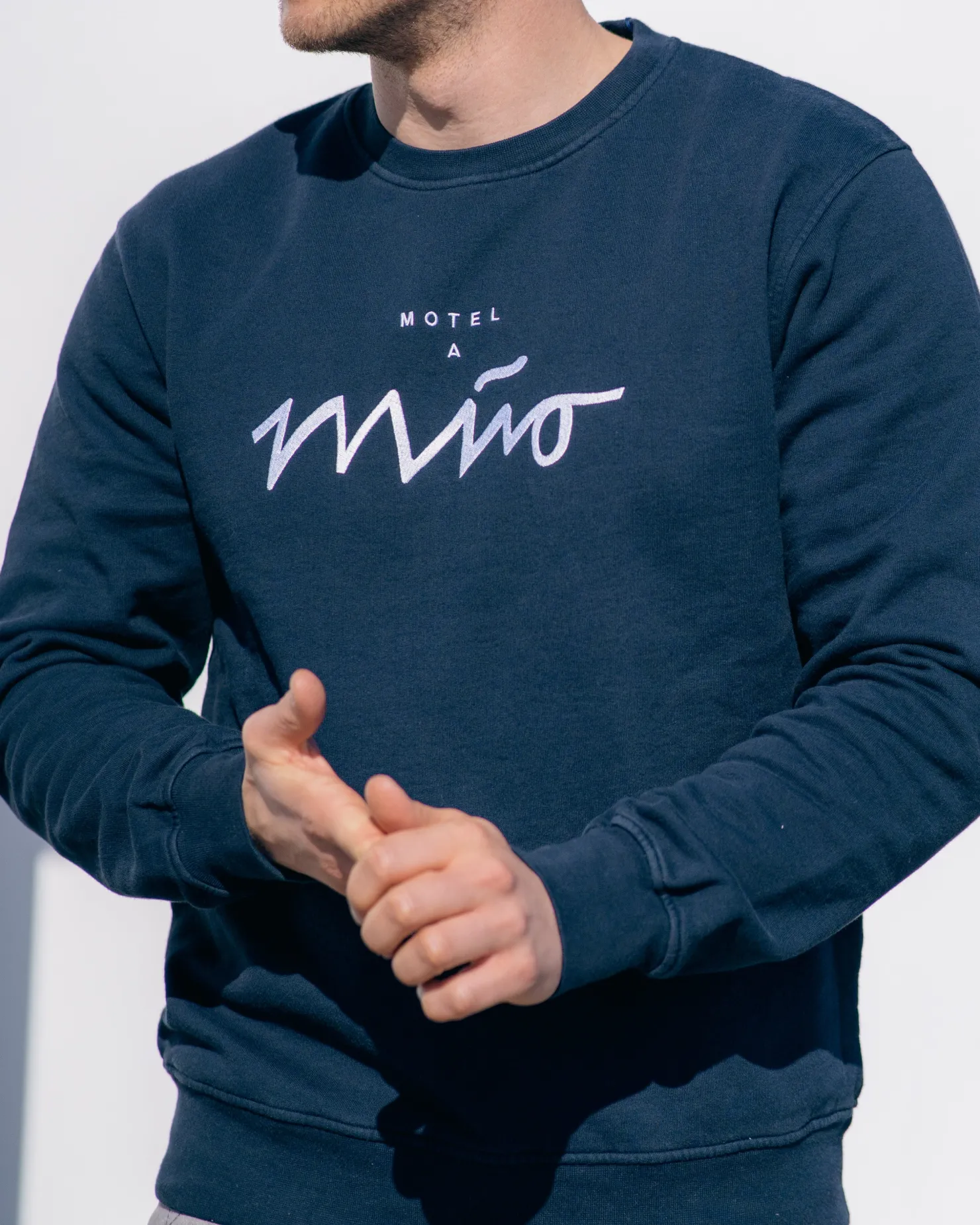 sweatshirt_men_navy_white_7.webp Motel a Miio Sweatshirts^Sweatshirt Men Navy White navy weiß