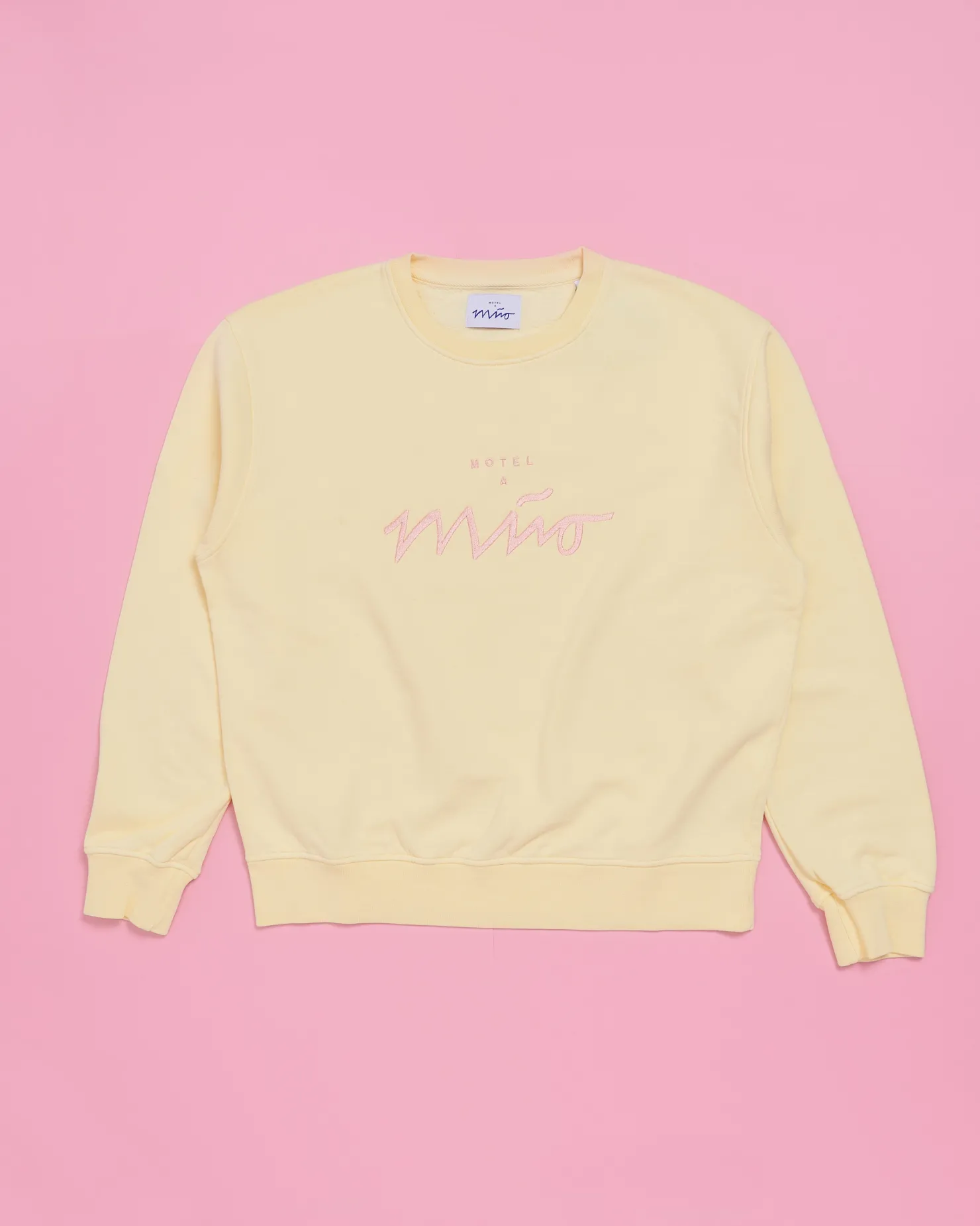 sweatshirt_women_yellow_rose_4.webp Motel a Miio Sweatshirts^Sweatshirt Women Yellow Rose gelb rosé