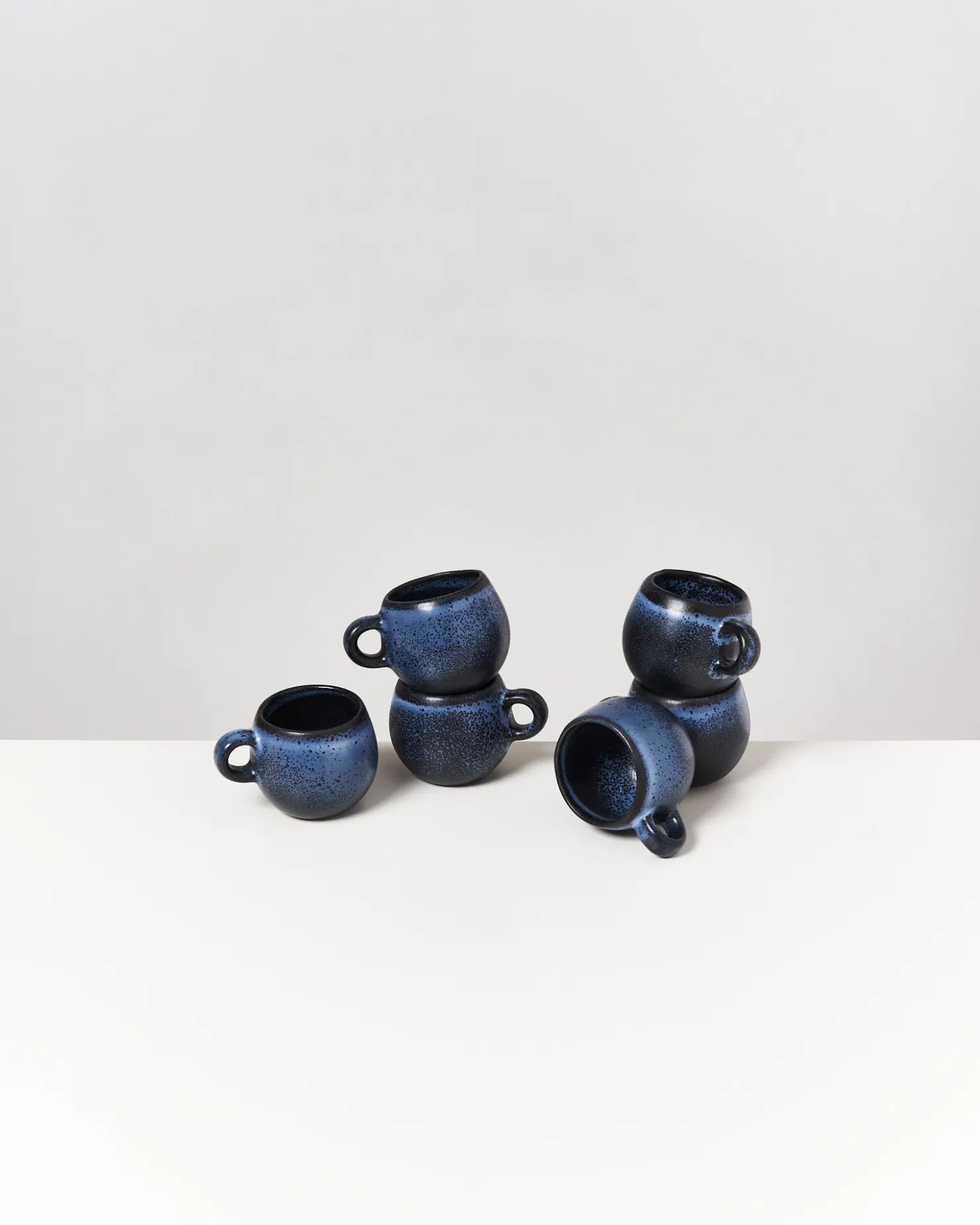 turmalina__set_of__espressomugs_black_2.webp Motel a Miio Tassen-Sets^Turmalina - Set Of 6 Espressomugs black
